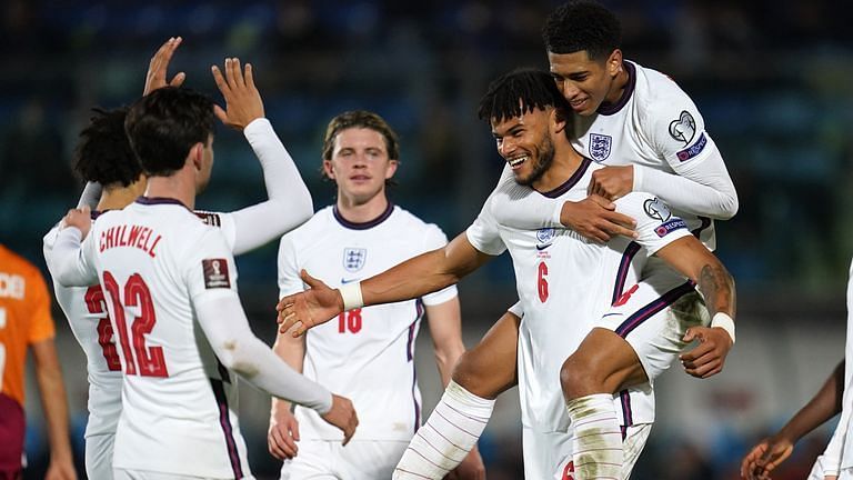 England's goal-crazy night equaled a 57-year-old record